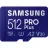 Card de memorie Samsung PRO Plus MB-MD512KA, MicroSD 512GB, Class 10, UHS-I (U3), SD adapter