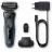 Aparat de ras electric BRAUN 50-M1200s Mint, Plasa, Acumulator, Negru, Turcoaz