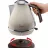 Ceainic electric Delonghi KBOV2001, 1.7 l, 2000 W, Inox, Bej
