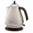 Ceainic electric Delonghi KBOV2001, 1.7 l, 2000 W, Inox, Bej