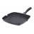 Tigaie grill RESTO Meridiana 93406, 28 cm, Aluminiu turnat, Аcoperire antiaderenta marmura, Negru