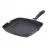 Сковорода гриль RESTO MERIDIANA, 28 см, Литой алюминий, Антипригарное мраморное покрытие, Черный