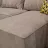 Canapea de colt DP KALIFORNIA 3000*, Lemn, Stofa, Maro, 310 x 170 x 85