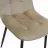 Scaun DP M-01-3 HLR-8 CAPPUCINO VELVET, Metal, Catifea, Stofa, Cappucino