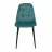Стул DP M-01-3 HLR-60 GREEN CATIFEA, Металл, Ткань, Бархат, Зеленый