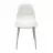 Scaun DP M-01-3 63TP WHITE ECO, Metal, Piele artificiala, Alb