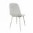 Scaun DP M-01-3 63TP WHITE ECO, Metal, Piele artificiala, Alb