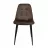 Scaun DP M-01-3 HLR-50 BROWN VELVET, Metal, Catifea, Stofa, Cafeniu