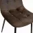 Scaun DP M-01-3 HLR-50 BROWN VELVET, Metal, Catifea, Stofa, Cafeniu