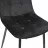 Scaun DP M-01-3 HLR-66 BLACK VELVET, Metal, Catifea, Stofa, Negru