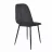 Scaun DP M-01-3 HLR-66 BLACK VELVET, Metal, Catifea, Stofa, Negru