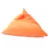Bean Bag Because Triangle, Orange XL