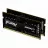 Модуль памяти KINGSTON FURY Impact (KF426S15IBK2/16), SODIMM DDR4 16GB (2x8GB) 2666MHz, CL15, 1.2V