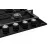 Plita incorporabila cu gaz GORENJE GTW 641 KB, 4 arzatoare, Arzator Wok, Sticla calita, Aprindere electrica, Negru
