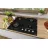 Plita incorporabila cu gaz GORENJE GTW 641 KB, 4 arzatoare, Arzator Wok, Sticla calita, Aprindere electrica, Negru
