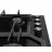 Plita incorporabila cu gaz GORENJE GTW 641 KB, 4 arzatoare, Arzator Wok, Sticla calita, Aprindere electrica, Negru