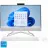 PC All-in-One HP 24-df1058ur White, 23.8, IPS FHD Core i5-1135G7 8GB 512GB SSD Intel Iris Xe Graphics DOS Keyboard+Mouse 58J81EA