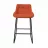 Scaun de bar DP Nicole CFS Hoker LB SORO-51 +BLACK LEG ORANGE