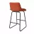 Scaun de bar DP Nicole CFS Hoker LB SORO-51 +BLACK LEG ORANGE