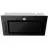 Вытяжка WOLSER WL- 60 BL INC 750, 750 м³/ч, 1 двигатель, 60 см, Жироулавливающий алюминиевый фильтр, Черный