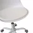 Fotoliu de birou DP F-2002~White, Piele eco, Plastic, Alb, 47 x 42 x 82-92