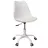 Fotoliu de birou DP F-2002~White, Piele eco, Plastic, Alb, 47 x 42 x 82-92
