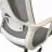 Fotoliu de birou DP F-20141~GREY, Plasa acrilica, Tilt, Gri, 43 x 53 x 60
