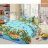 Lenjerie de pat Cottony SLP Muza, Pentru copii, Bumbac, Albastru