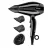 Uscator de par BABYLISS 6715DE, 2400 W, 2 trepte de viteza, 3 regimuri de temperatura, Functie ionica, Negru