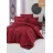 Lenjerie de pat Cottony SLPSL Stripe Satin Bordo, 2 persoane Euro, Satin de Lux, Bordo