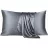 Lenjerie de pat Cottony SLPSL Satin de lux Charcoal Uniton, 1 persoana, Satin de Lux, Gri