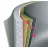 Cratita cu capac Rondell RDA-1254, 4.8 l, 24 cm, Aluminiu turnat ingrosat, Negru