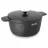 Cratita cu capac Rondell RDA-1254, 4.8 l, 24 cm, Aluminiu turnat ingrosat, Negru