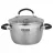 Cratita cu capac Rondell RDS-1446, 2.3 l, 18 cm, Inox