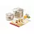Cratita cu capac Rondell RDS-725, 3.8 l, 20 x 11.8 cm, Inox, Inox
