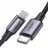 Кабель UGREEN USB-C to Lightning M/M Aluminum Shell Braided 2.4A (1.5M), Black