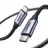 Cablu UGREEN Type C Male to Type C Male Nickel Plating Aluminum Shell 60W (1.5M), Gray