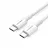 Cablu UGREEN TYPE-C MALE TO TYPE-C MALE 100W 5A (2M), WHITE
