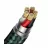 Cablu Baseus Zinc Magnetic Safe Fast Charging Data Cable USB to M+L+C 3A 1m Green