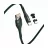 Cablu Baseus Zinc Magnetic Safe Fast Charging Data Cable USB to M+L+C 3A 1m Green