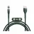 Cablu Baseus Zinc Magnetic Safe Fast Charging Data Cable USB to M+L+C 3A 1m Green