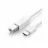 Cablu UGREEN USB-C to USB 2.0 Print 1m, White