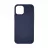 Чехол HELMET Liquid Silicone iPhone 12, Navy Blue