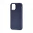Чехол HELMET Liquid Silicone iPhone 12, Navy Blue