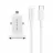 Incarcator masina Borofone CAR CHARGER WITH TYPE-C TO LIGHTNING CABLE BZ12B LASTING, WHITE