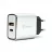 Aвтомобильное зарядное устройство None HELMET Wall Charger 20W USB/Type-C QC3.0, Silver
