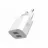 Incarcator masina HELMET Wall Charger with Lightning Cable 2xUSB, White