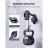 Автомобильный держатель для телефона UGREEN Waterfall-Shaped Suction Cup Phone Mount, Black