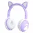 Casti cu fir si microfon KEEKA Headphones BK1 Violet