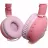 Casti cu fir si microfon KEEKA Headphones BK1 Pink